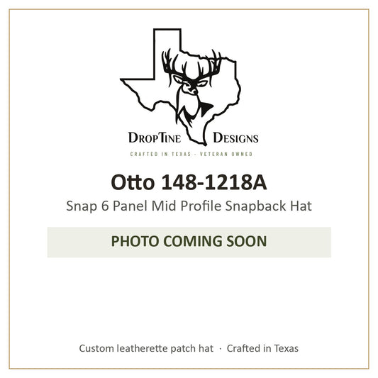Photo coming soon: Otto 148-1218A Snap 6 Panel Mid Profile Snapback Hat