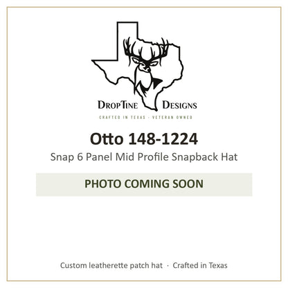 Photo coming soon: Otto 148-1224 Snap 6 Panel Mid Profile Snapback Hat