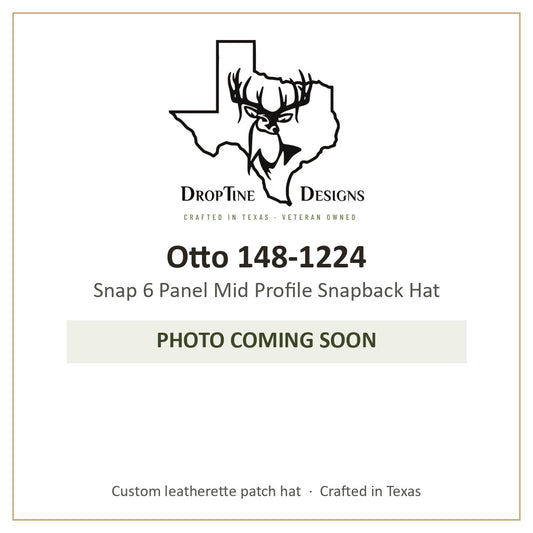 Photo coming soon: Otto 148-1224 Snap 6 Panel Mid Profile Snapback Hat