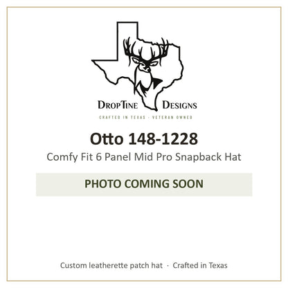 Photo coming soon: Otto 148-1228 Comfy Fit 6 Panel Mid Pro Snapback Hat