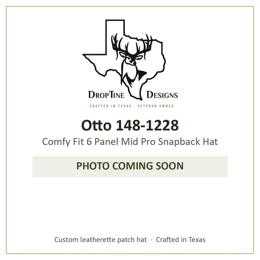 Photo coming soon: Otto 148-1228 Comfy Fit 6 Panel Mid Pro Snapback Hat