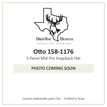 Photo coming soon: Otto 158-1176 5 Panel Mid Pro Snapback Hat