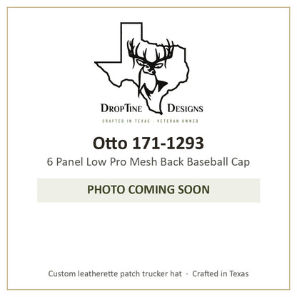 Photo coming soon: Otto 171-1293 6 Panel Low Pro Mesh Back Baseball Cap