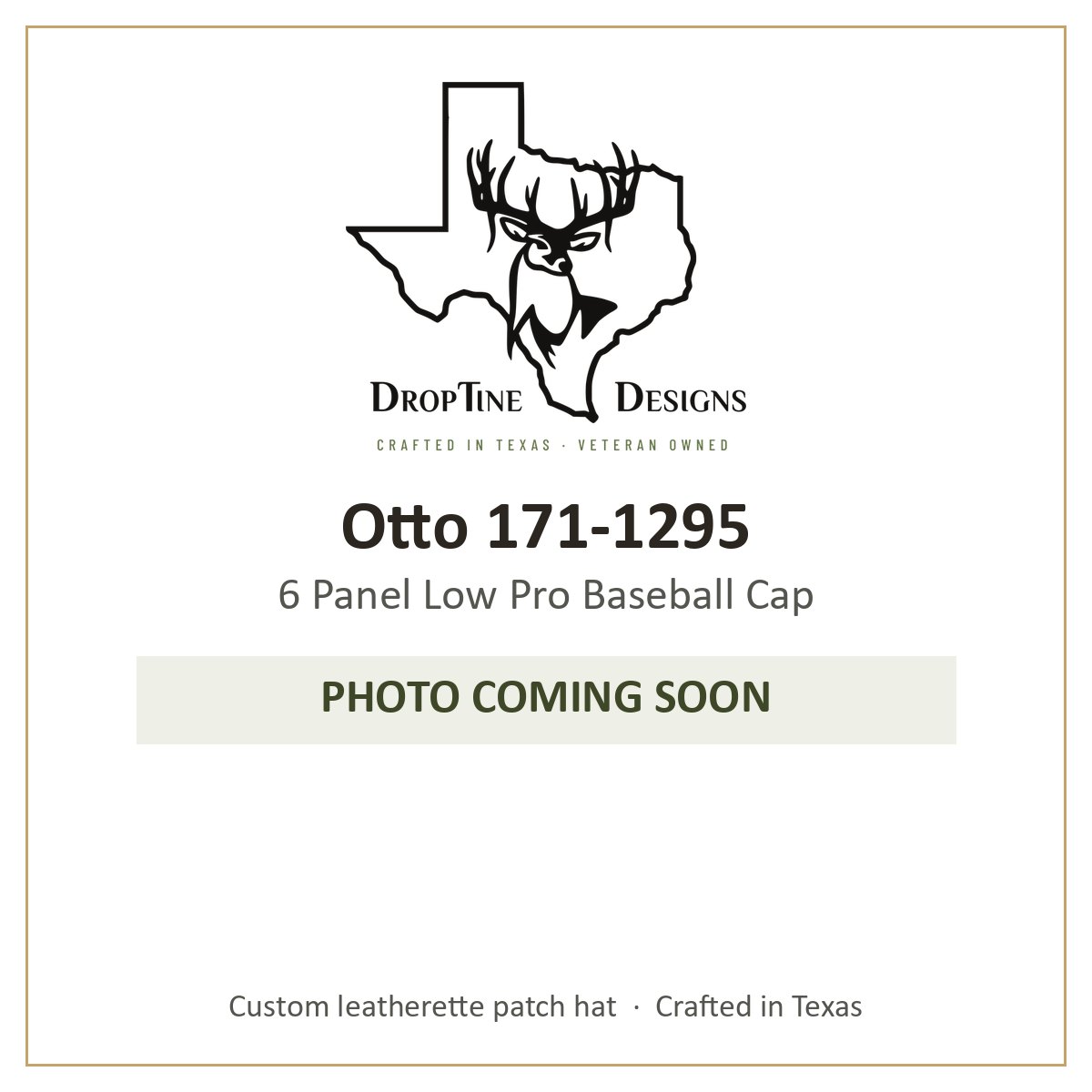 Photo coming soon: Otto 171-1295 6 Panel Low Pro Baseball Cap