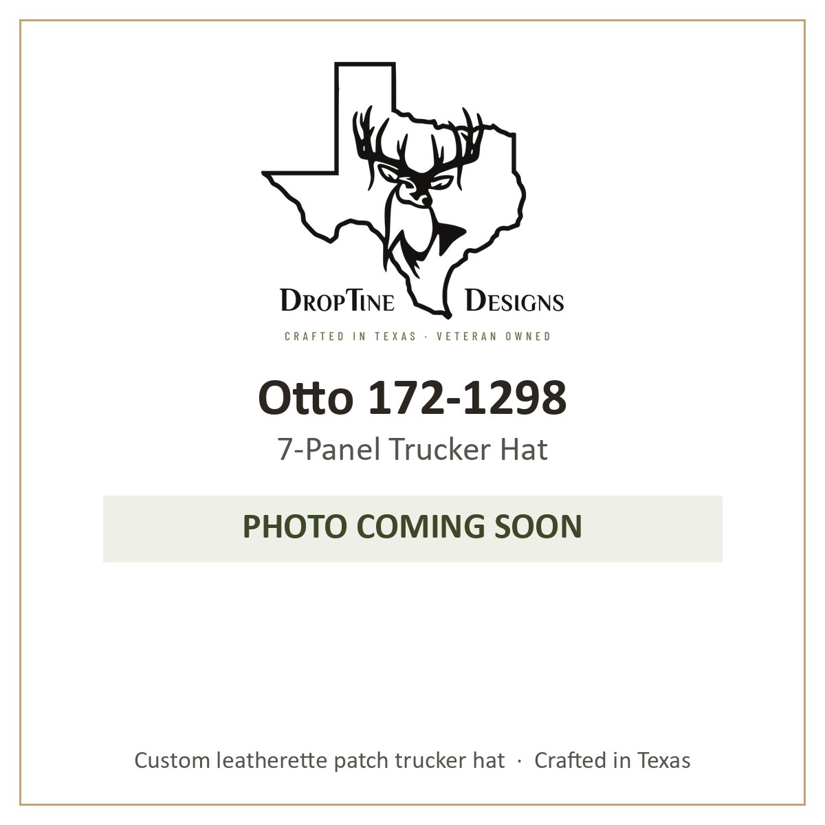 Photo coming soon: Otto 172-1298 7-Panel Trucker Hat