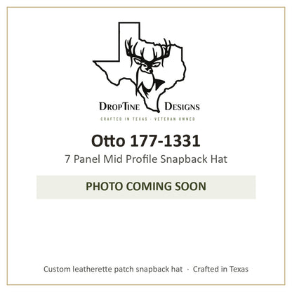 Photo coming soon: Otto 177-1331 7 Panel Mid Profile Snapback Hat