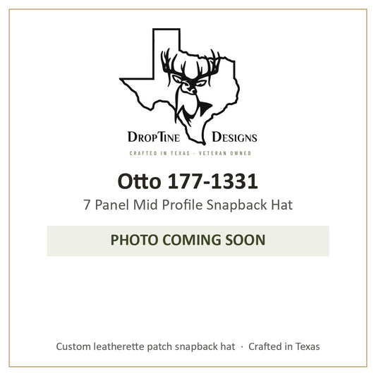 Photo coming soon: Otto 177-1331 7 Panel Mid Profile Snapback Hat