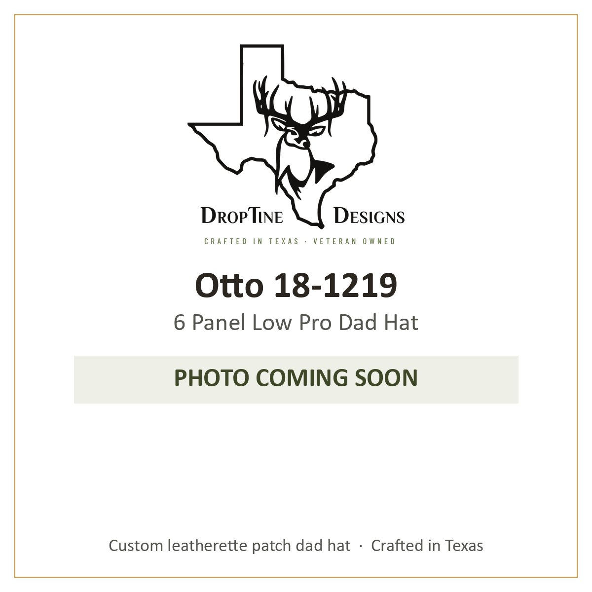 Photo coming soon: Otto 18-1219 6 Panel Low Pro Dad Hat