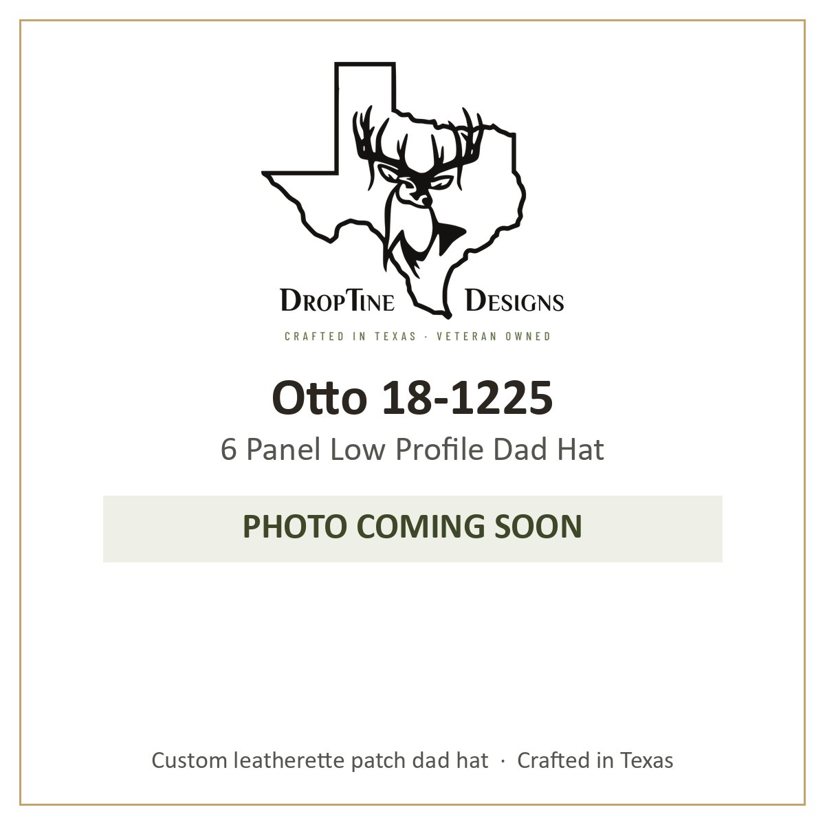 Photo coming soon: Otto 18-1225 6 Panel Low Profile Dad Hat