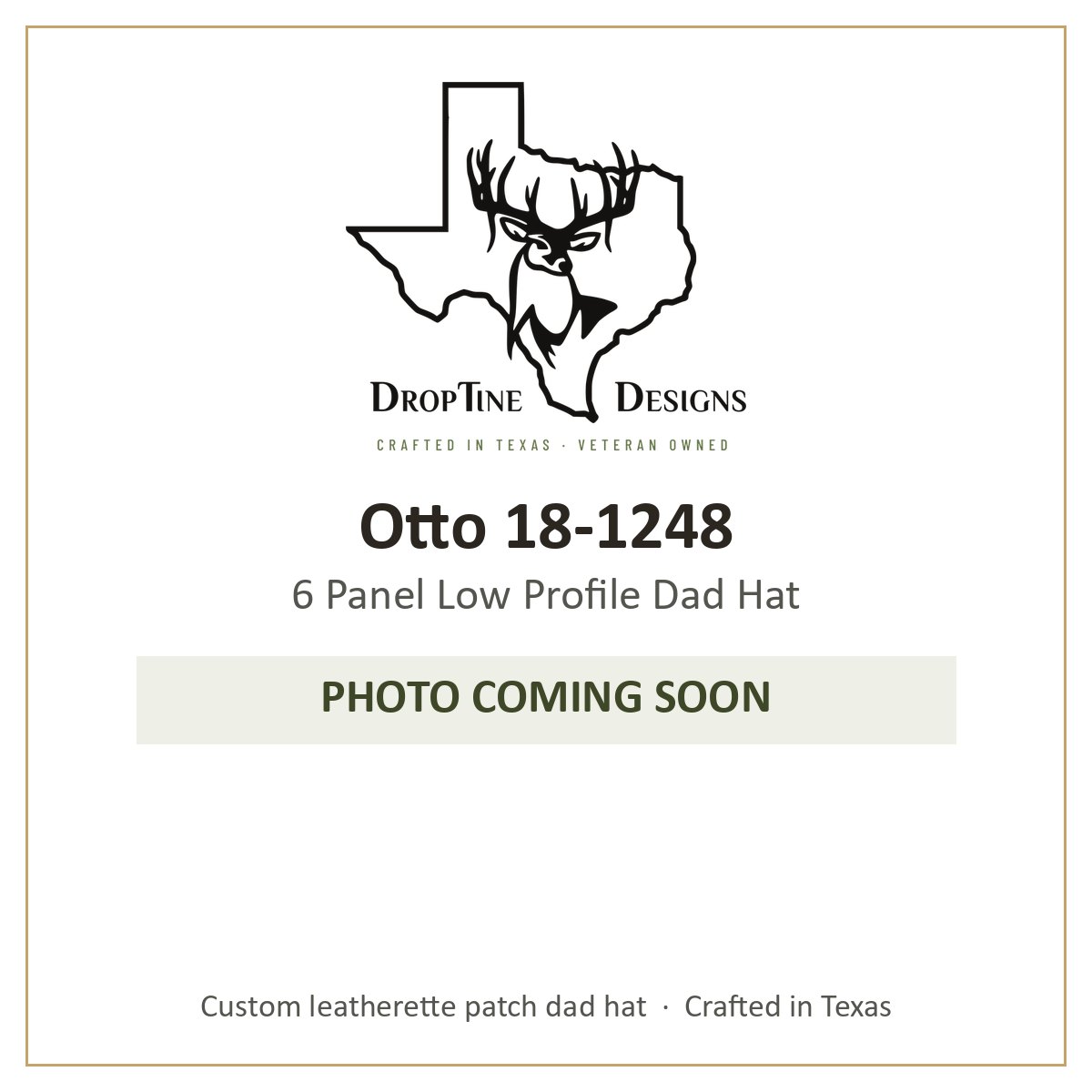 Photo coming soon: Otto 18-1248 6 Panel Low Profile Dad Hat