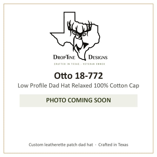 Photo coming soon: Otto 18-772 Low Profile Dad Hat Relaxed 100% Cotton Cap