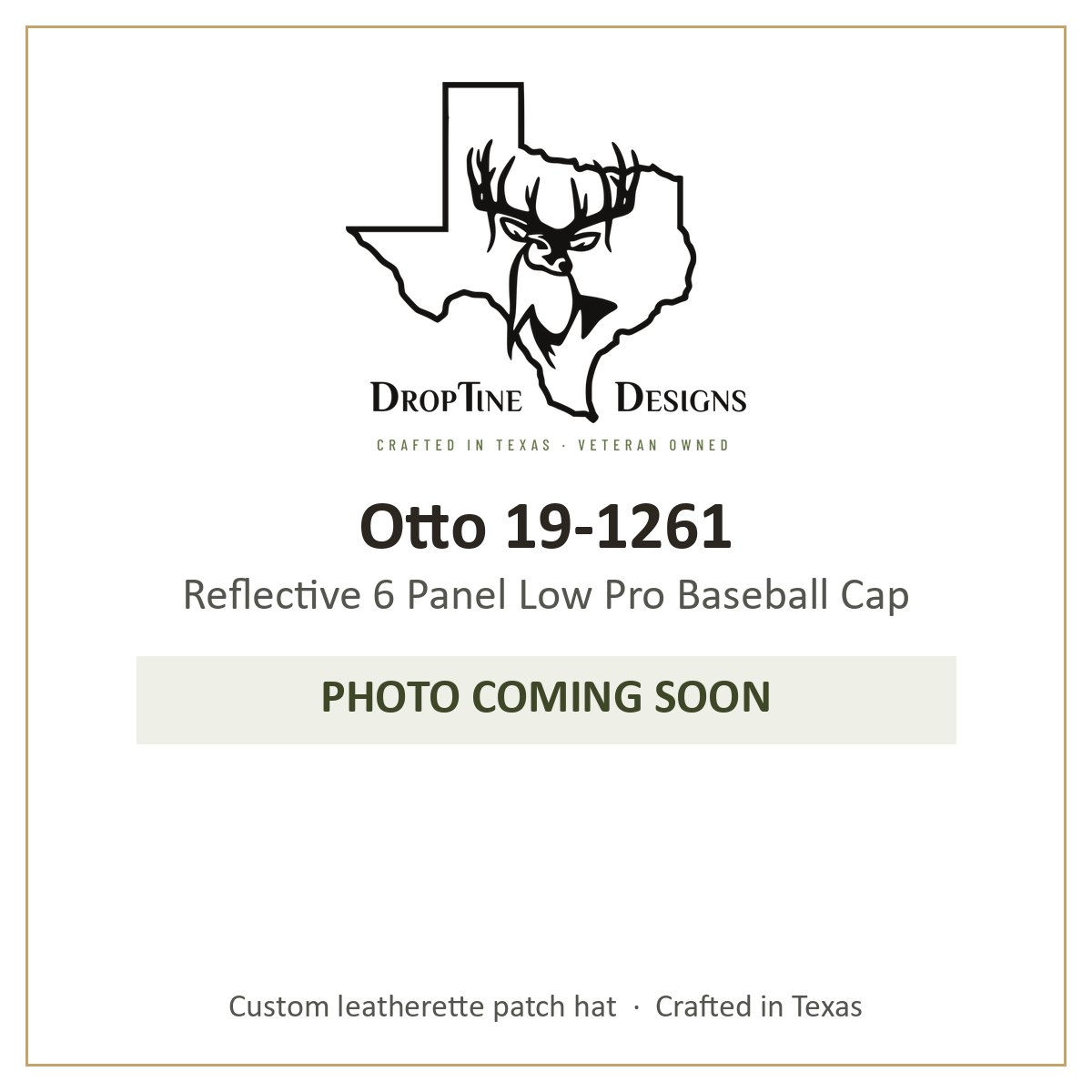 Photo coming soon: Otto 19-1261 Reflective 6 Panel Low Pro Baseball Cap