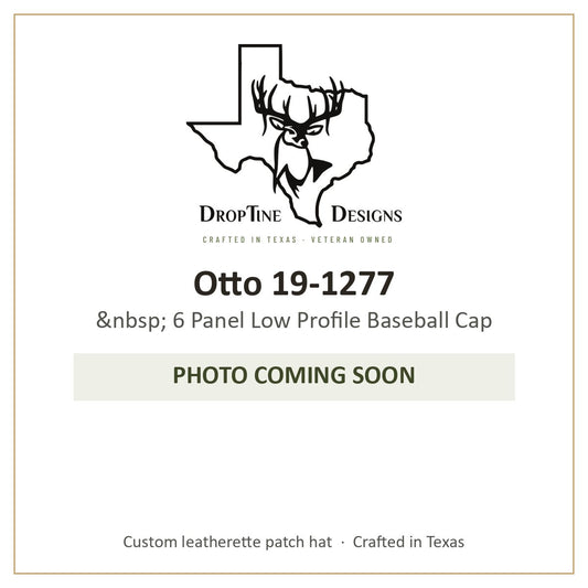 Photo coming soon: Otto 19-1277 &nbsp; 6 Panel Low Profile Baseball Cap