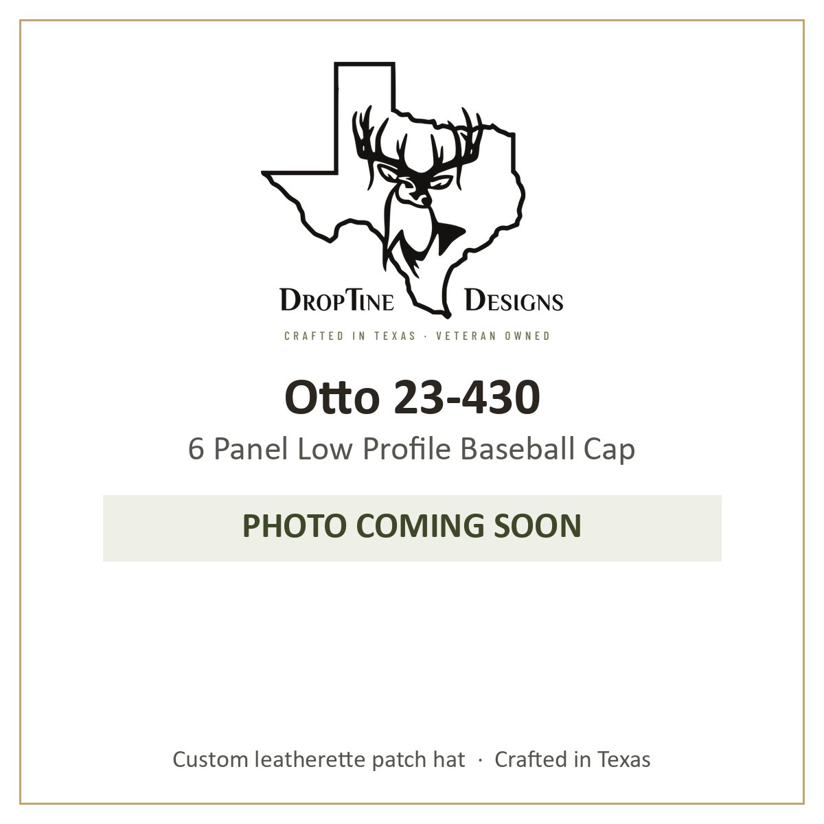 Photo coming soon: Otto 23-430 6 Panel Low Profile Baseball Cap