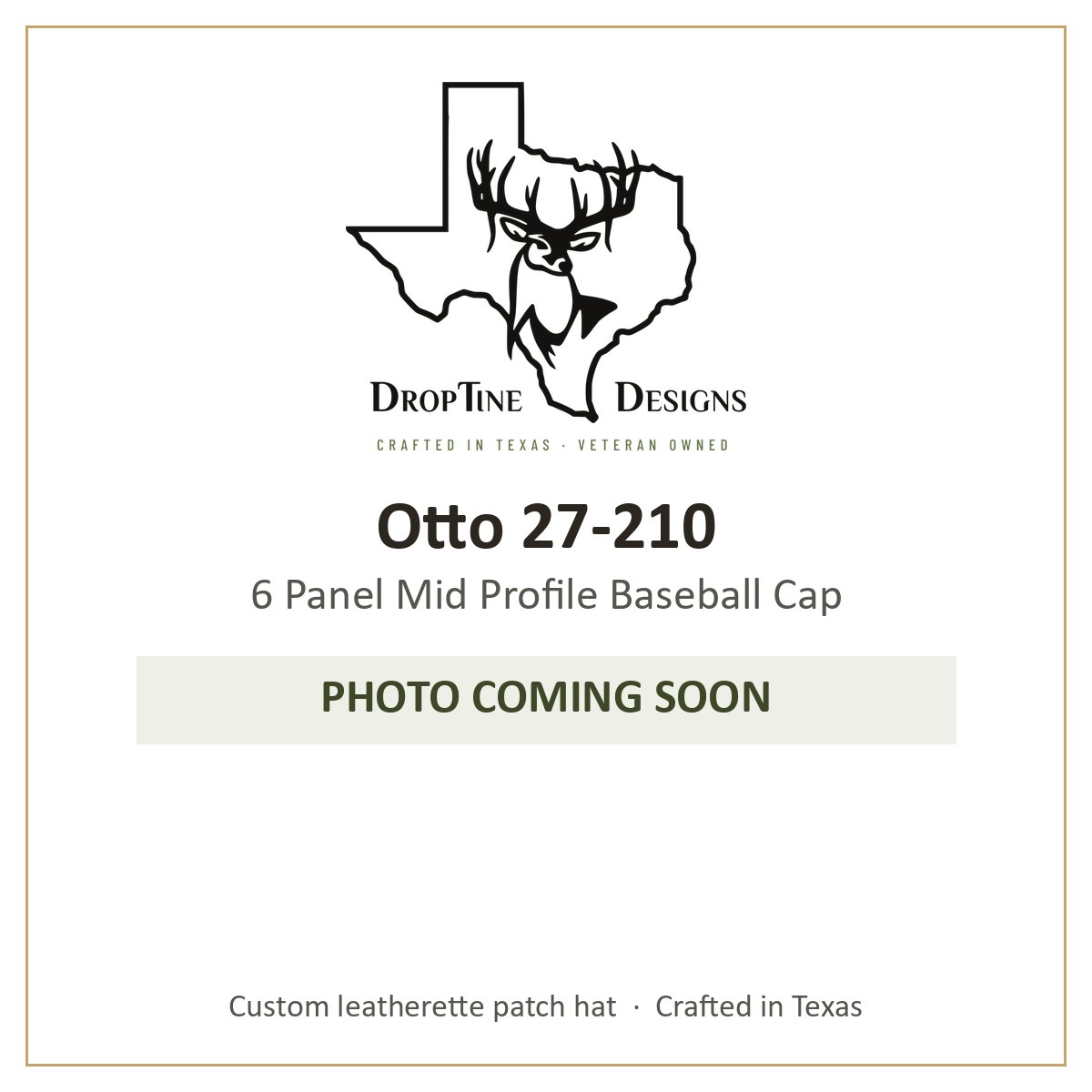 Photo coming soon: Otto 27-210 6 Panel Mid Profile Baseball Cap
