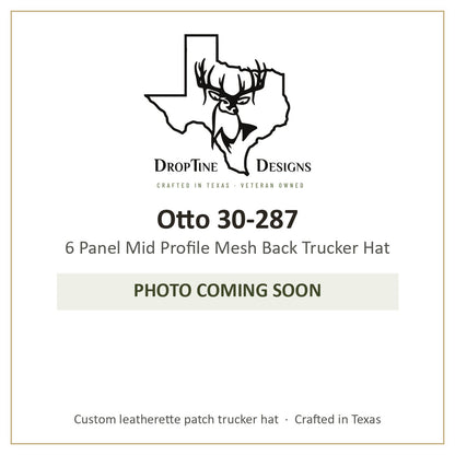 Photo coming soon: Otto 30-287 6 Panel Mid Profile Mesh Back Trucker Hat