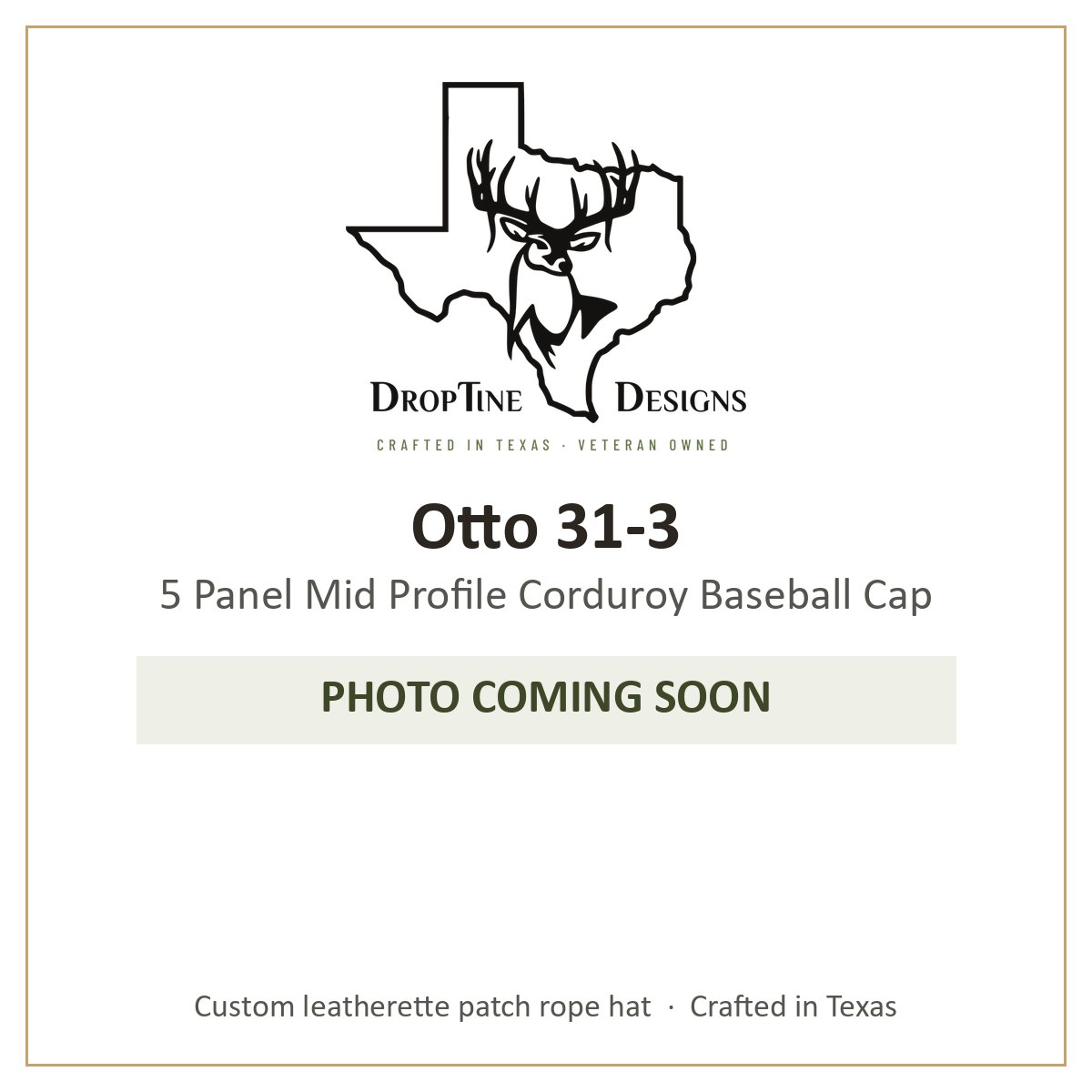 Photo coming soon: Otto 31-3 5 Panel Mid Profile Corduroy Baseball Cap