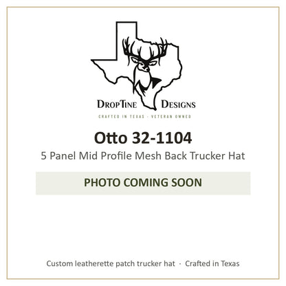 Photo coming soon: Otto 32-1104 5 Panel Mid Profile Mesh Back Trucker Hat