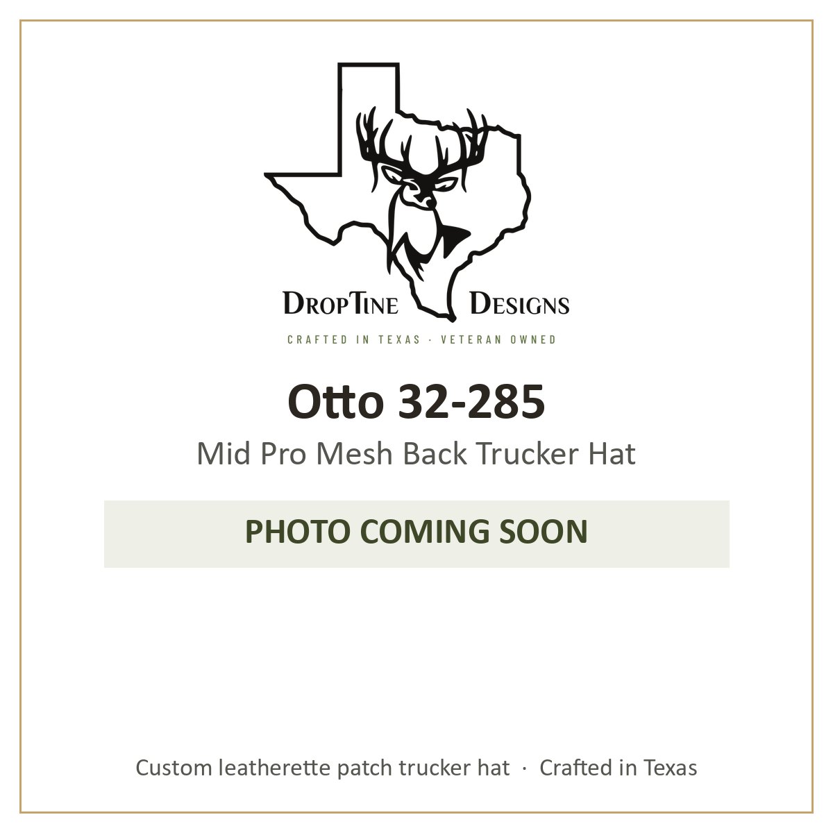 Photo coming soon: Otto 32-285 Mid Pro Mesh Back Trucker Hat
