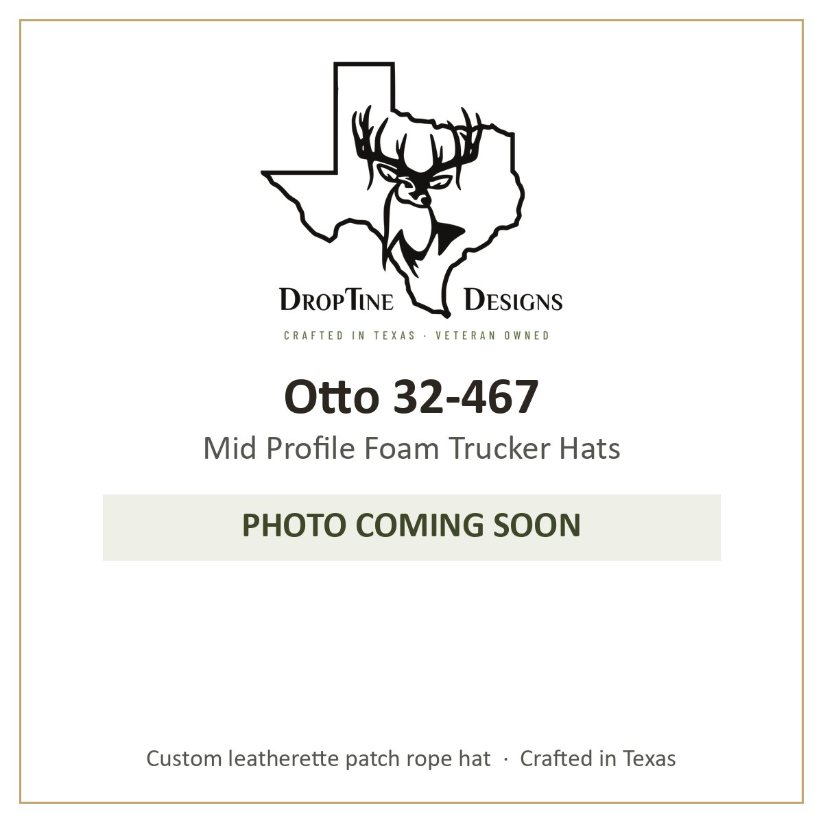 Photo coming soon: Otto 32-467 Mid Profile Foam Trucker Hats