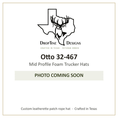 Photo coming soon: Otto 32-467 Mid Profile Foam Trucker Hats