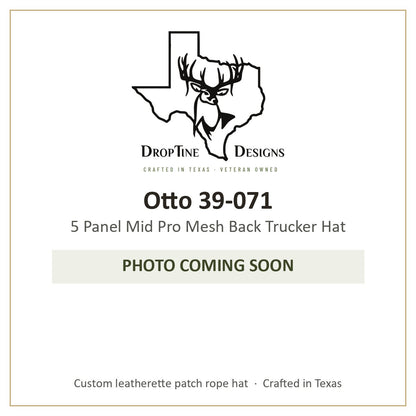 Photo coming soon: Otto 39-071 5 Panel Mid Pro Mesh Back Trucker Hat