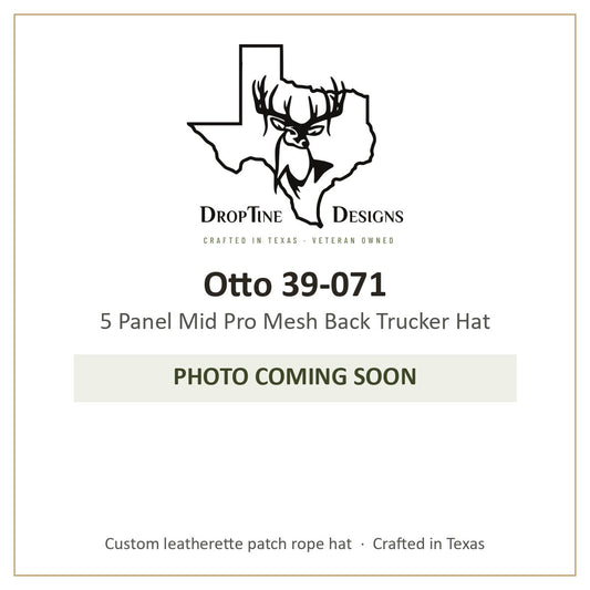 Photo coming soon: Otto 39-071 5 Panel Mid Pro Mesh Back Trucker Hat