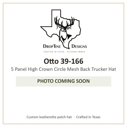 Photo coming soon: Otto 39-166 5 Panel High Crown Circle Mesh Back Trucker Hat