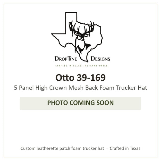 Photo coming soon: Otto 39-169 5 Panel High Crown Mesh Back Foam Trucker Hat