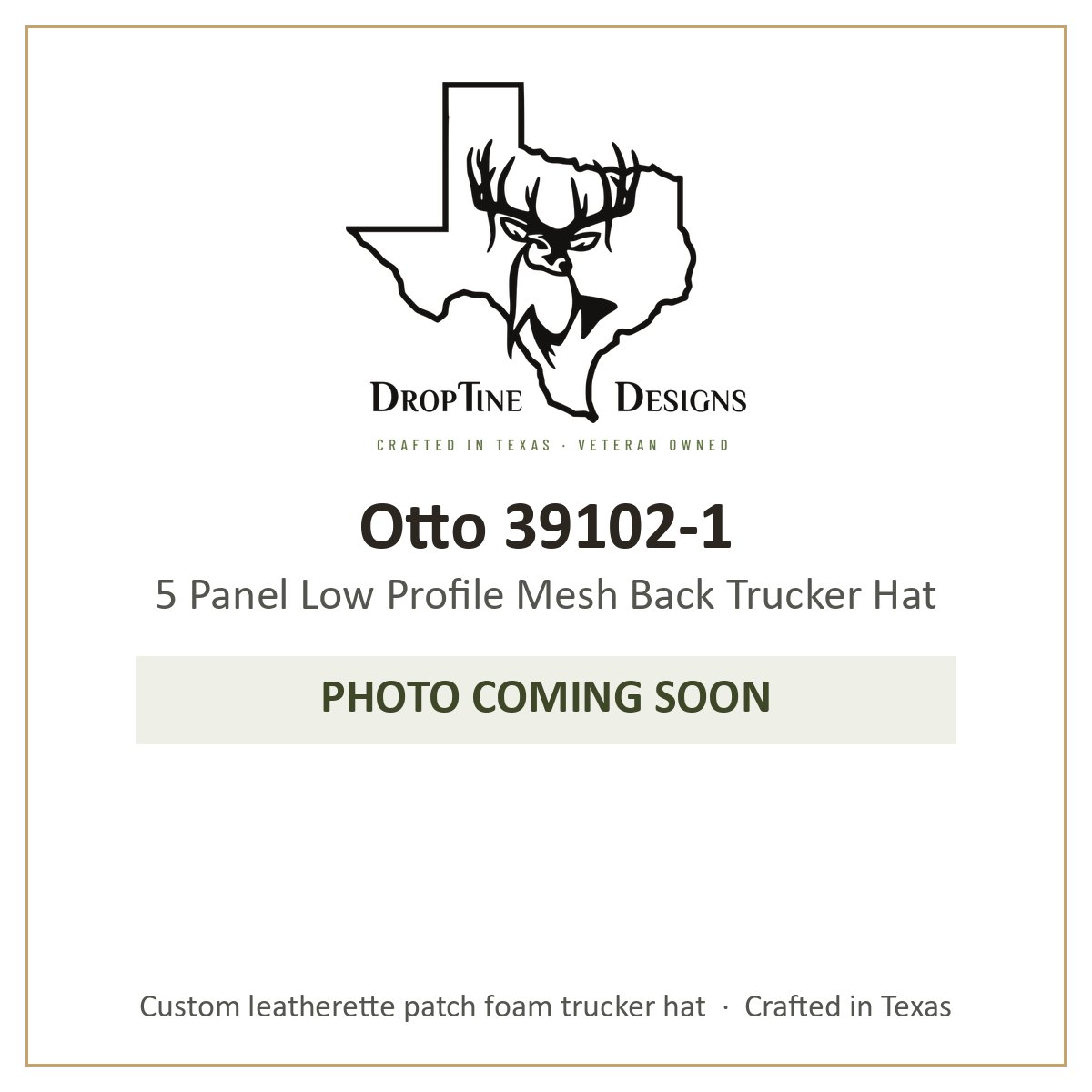 Photo coming soon: Otto 39102-1 5 Panel Low Profile Mesh Back Trucker Hat