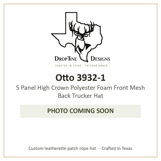 Photo coming soon: Otto 3932-1 5 Panel High Crown Polyester Foam Front Mesh Back Trucker Hat
