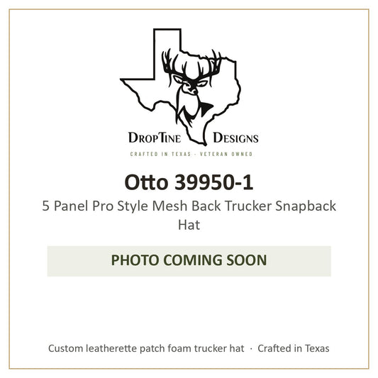 Photo coming soon: Otto 39950-1 5 Panel Pro Style Mesh Back Trucker Snapback Hat