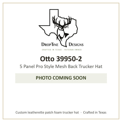 Photo coming soon: Otto 39950-2 5 Panel Pro Style Mesh Back Trucker Hat