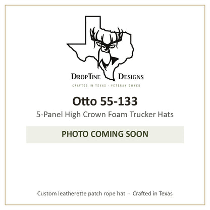Photo coming soon: Otto 55-133 5-Panel High Crown Foam Trucker Hats