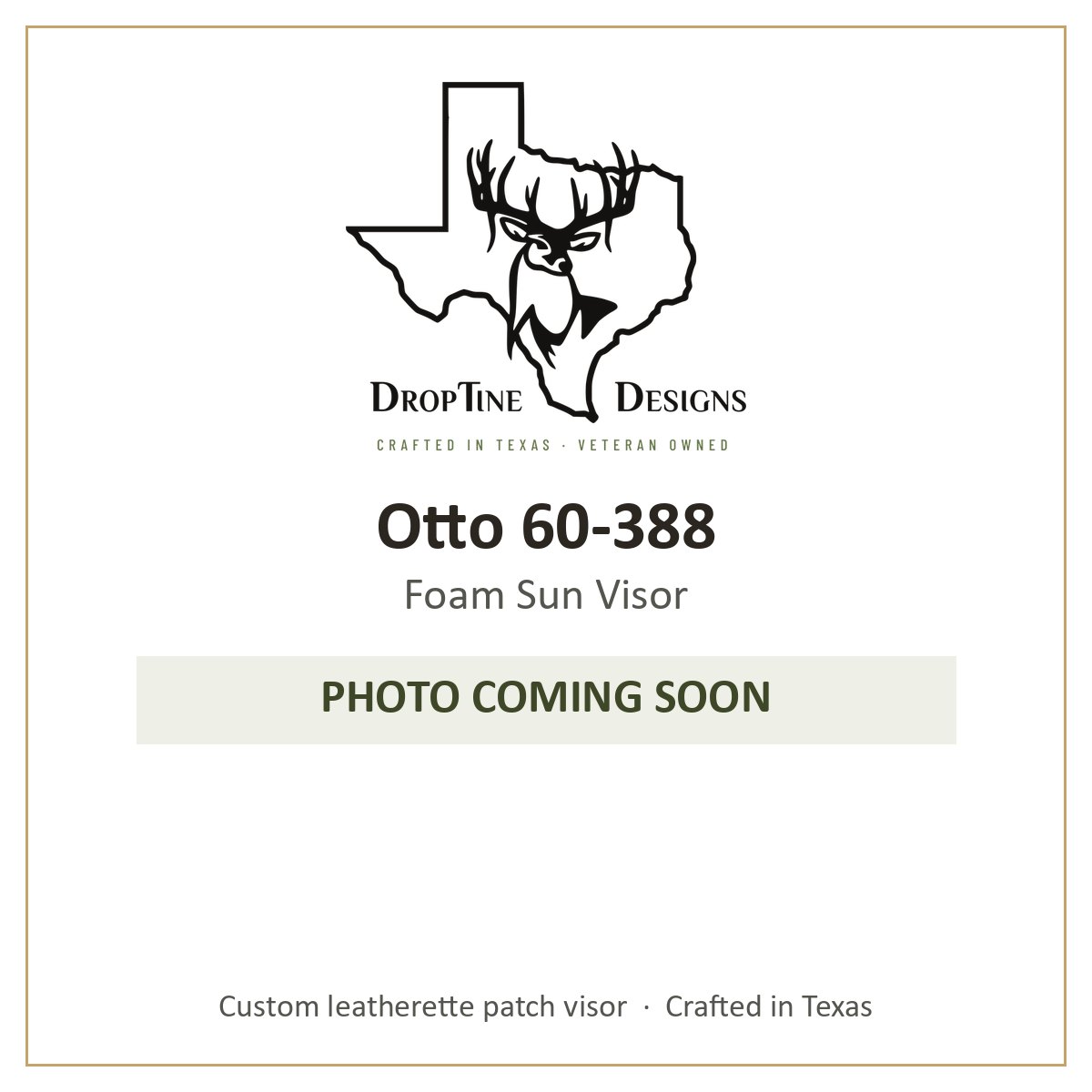 Photo coming soon: Otto 60-388 Foam Sun Visor
