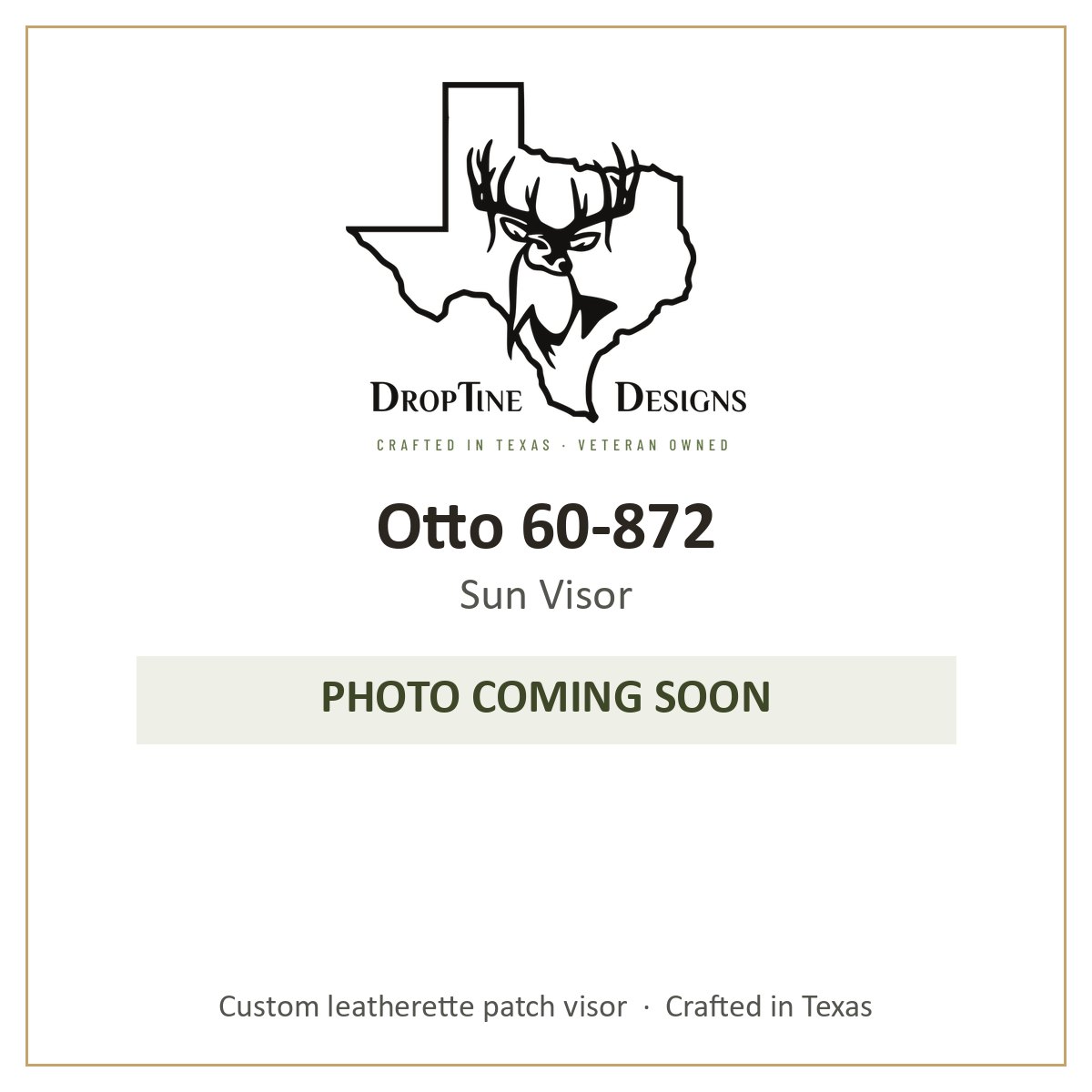 Photo coming soon: Otto 60-872 Sun Visor