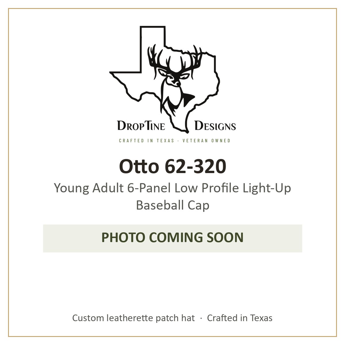 Photo coming soon: Otto 62-320 Young Adult 6-Panel Low Profile Light-Up Baseball Cap