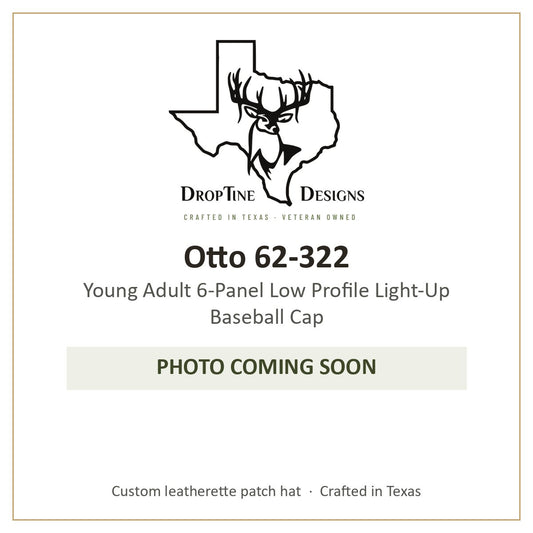 Photo coming soon: Otto 62-322 Young Adult 6-Panel Low Profile Light-Up Baseball Cap