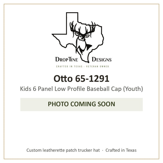Photo coming soon: Otto 65-1291 Kids 6 Panel Low Profile Baseball Cap (Youth)