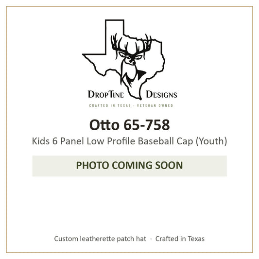 Photo coming soon: Otto 65-758 Kids 6 Panel Low Profile Baseball Cap (Youth)