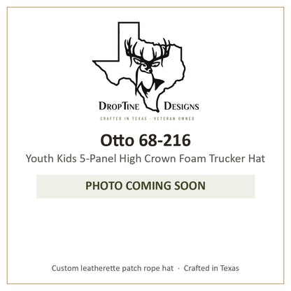 Photo coming soon: Otto 68-216 Youth Kids 5-Panel High Crown Foam Trucker Hat