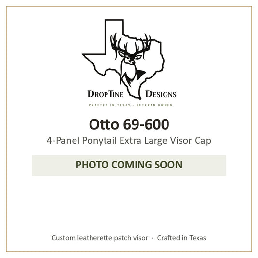 Photo coming soon: Otto 69-600 4-Panel Ponytail Extra Large Visor Cap