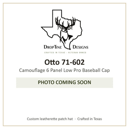 Photo coming soon: Otto 71-602 Camouflage 6 Panel Low Pro Baseball Cap
