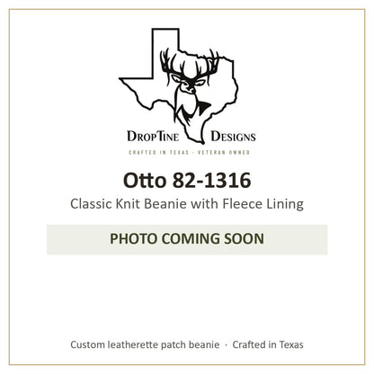 Photo coming soon: Otto 82-1316 Classic Knit Beanie with Fleece Lining