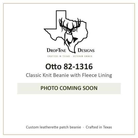 Photo coming soon: Otto 82-1316 Classic Knit Beanie with Fleece Lining