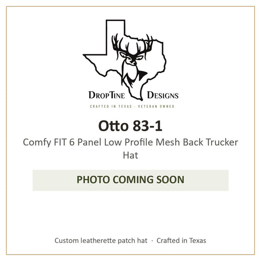 Photo coming soon: Otto 83-1 Comfy FIT 6 Panel Low Profile Mesh Back Trucker Hat