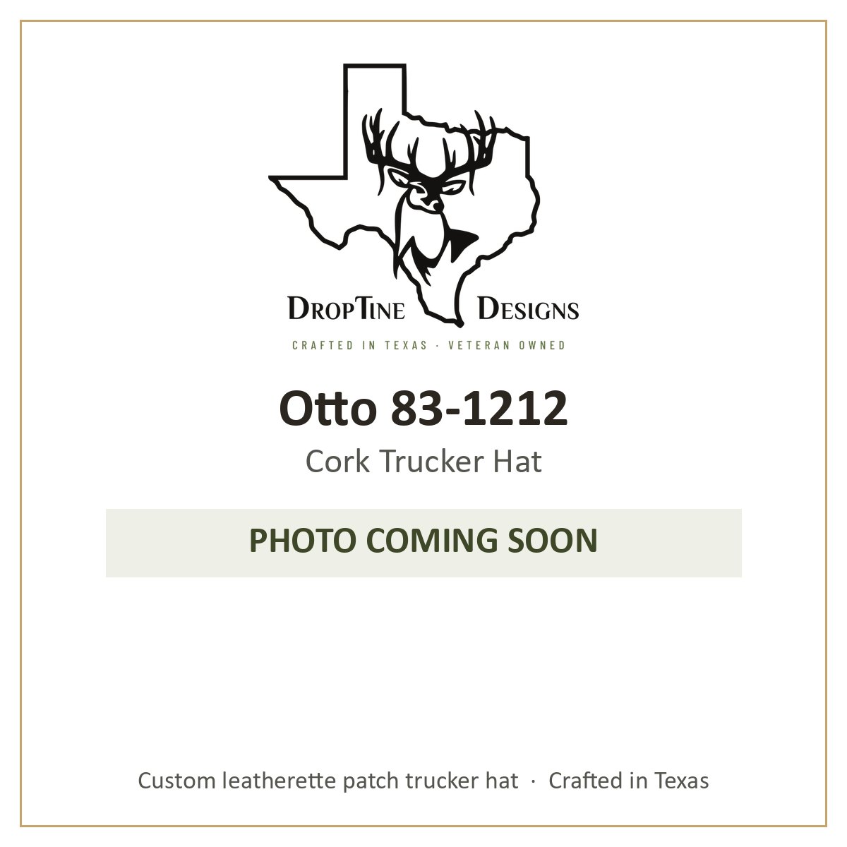 Photo coming soon: Otto 83-1212 Cork Trucker Hat