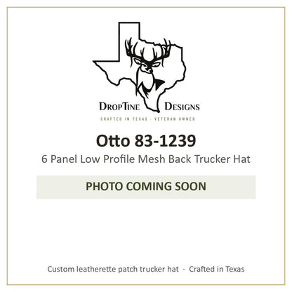 Photo coming soon: Otto 83-1239 6 Panel Low Profile Mesh Back Trucker Hat