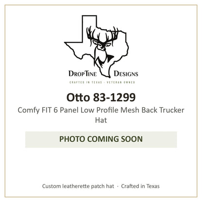 Photo coming soon: Otto 83-1299 Comfy FIT 6 Panel Low Profile Mesh Back Trucker Hat