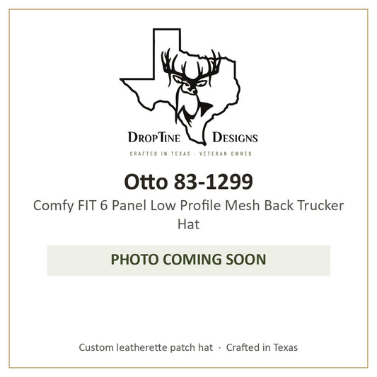 Photo coming soon: Otto 83-1299 Comfy FIT 6 Panel Low Profile Mesh Back Trucker Hat